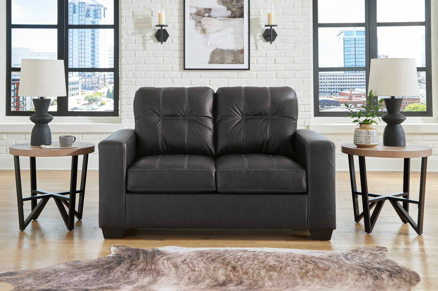 Barlin Mills Sofa, Loveseat and Recliner