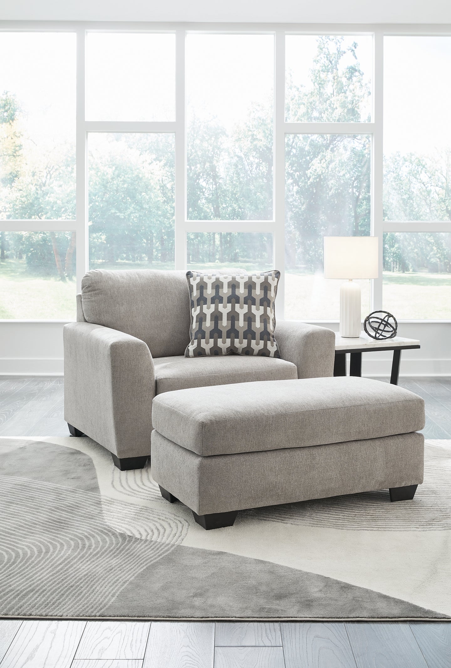 Avenal Park Chair and Ottoman