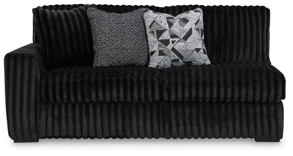 Midnight-Madness 3-Piece Sectional with Chaise