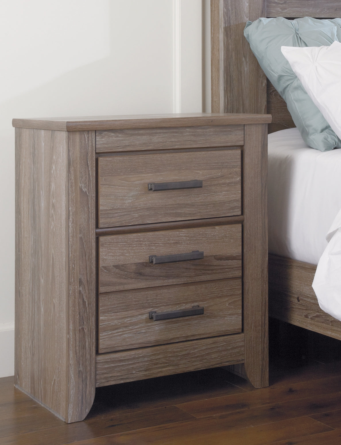 Zelen Two Drawer Night Stand