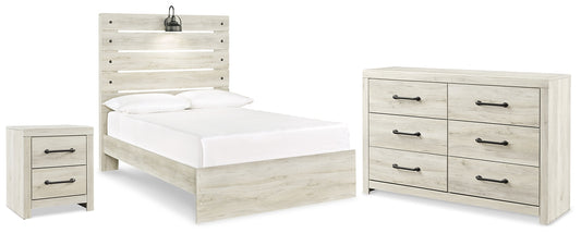 Cambeck Full Panel Bed with Dresser and Nightstand