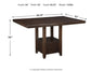 Haddigan Counter Height Dining Table and 6 Barstools
