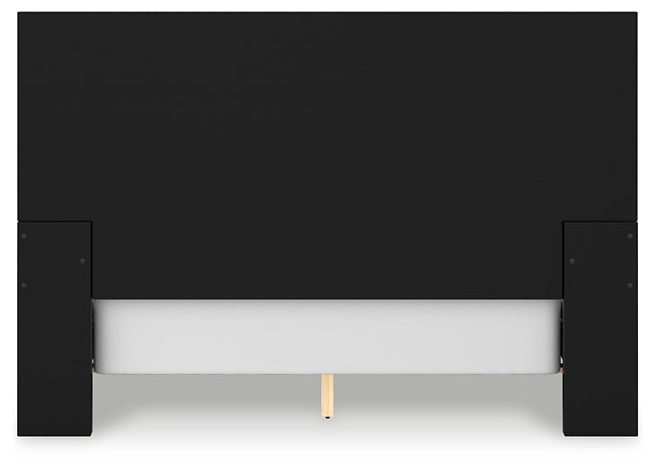 Londer Queen Panel Bed with Mirrored Dresser and Chest