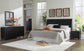 Danziar King Panel Headboard, Dresser, Mirror and Nightstand