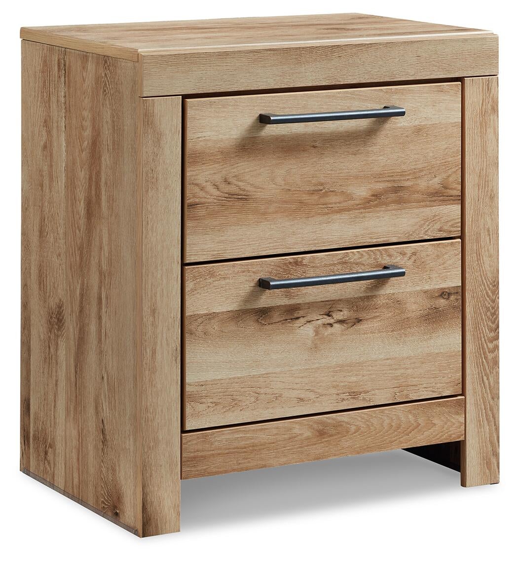 Hyanna Twin Panel Bed with 1 Side Storage, Dresser, Mirror and Nightstand