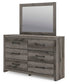 Urbanoore Full Panel Bed with Storage, Dresser, Mirror and Nightstand