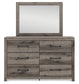 Urbanoore King Panel Bed, Dresser and Mirror