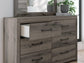 Urbanoore King Panel Bed, Dresser and Mirror