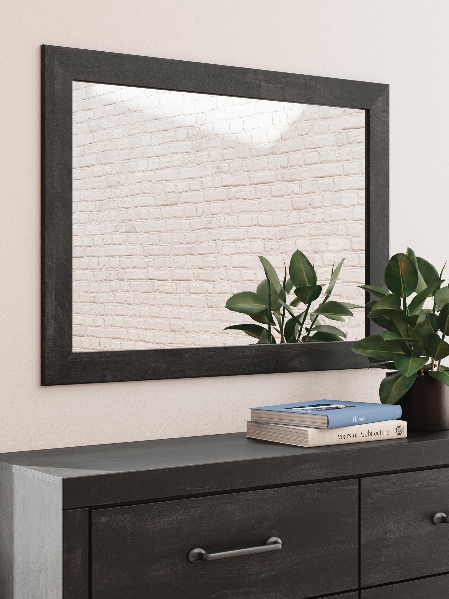 Delmorta Queen Panel Bed, Dresser and Mirror