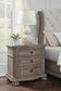 Ardenfield King Upholstered Sleigh Bed, Dresser, Mirror and Nightstand