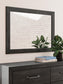 Delmorta Full Panel Bed with Storage, Dresser, Mirror and Nightstand