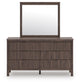 Cadmori Queen Panel Bed, Dresser, Mirror and Nightstand