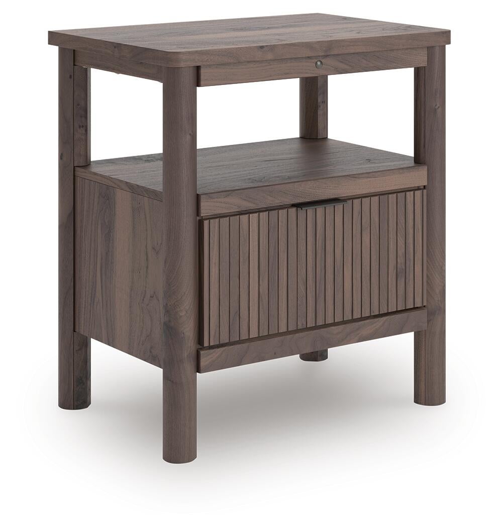 Cadmori Queen Panel Bed, Dresser, Mirror and Nightstand