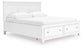 Fortman California King Panel Storage Bed, Dresser, Mirror and Nightstand
