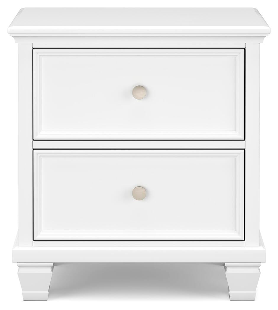 Fortman Twin Panel Storage Bed, Dresser, Mirror and Nightstand