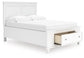 Fortman Full Panel Storage Bed, Dresser, Mirror and Nightstand