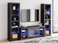 Cayberry 3-Piece Entertainment Center with Electric Fireplace