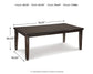Haddigan RECT Dining Room EXT Table