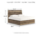 Chirason King Panel Bed with Storage
