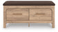 Kinlanni Bedroom UPH Storage Bench