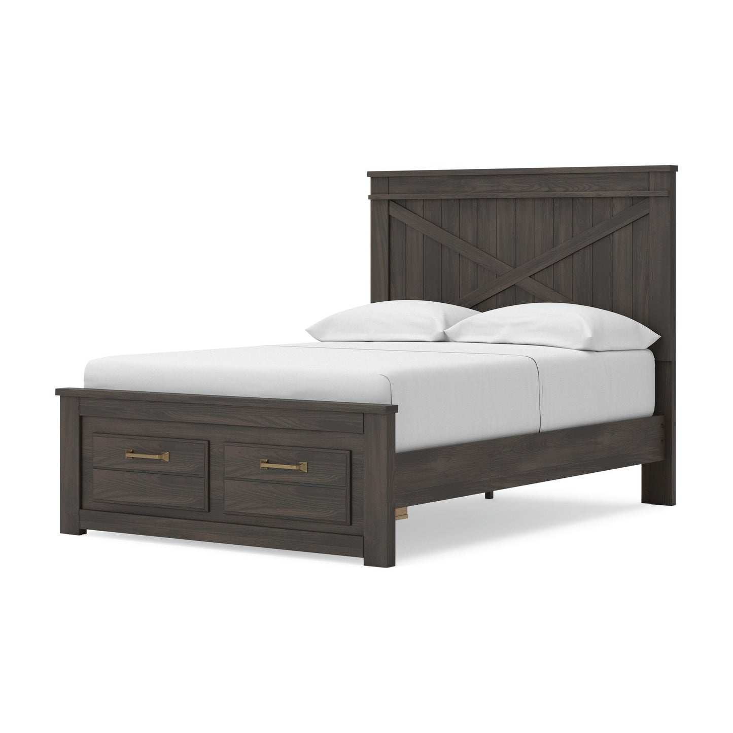 Vonitta Bay Full Panel Platform Storage Bed