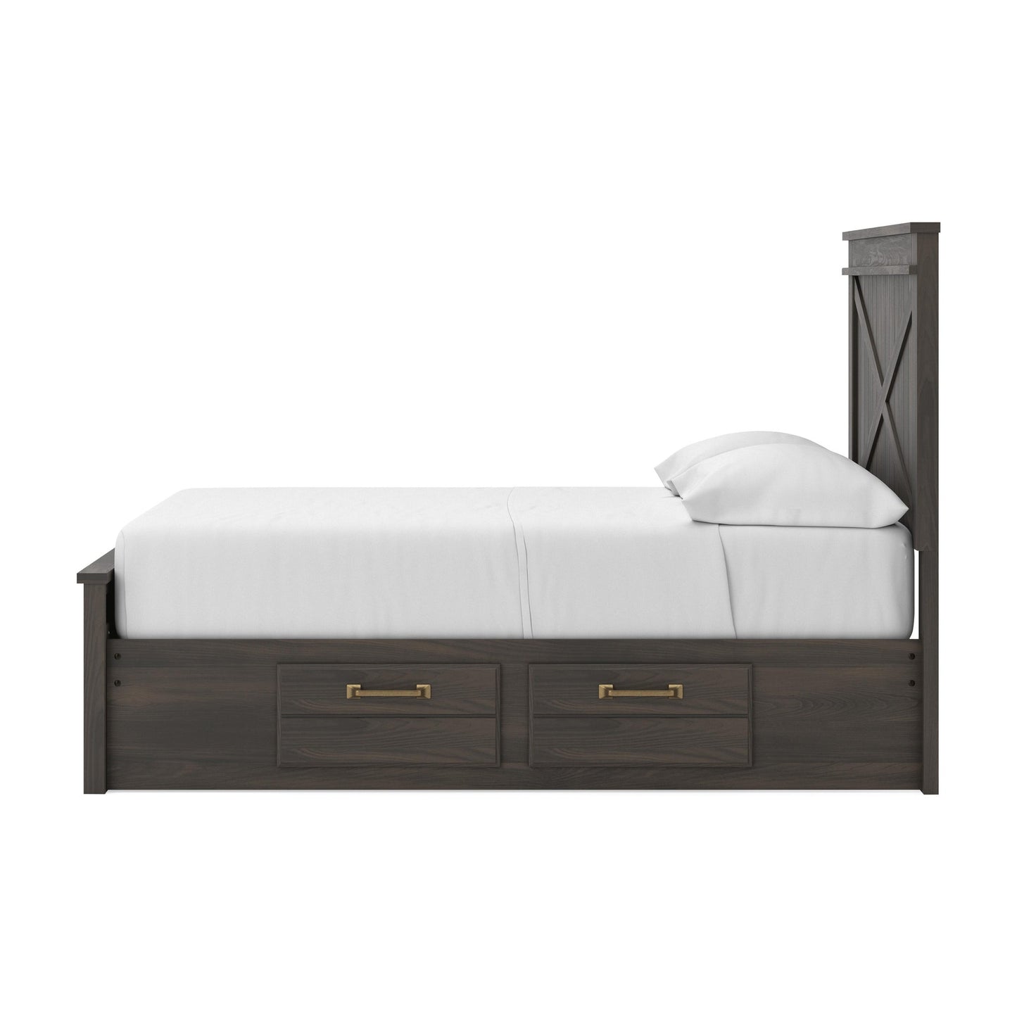 Vonitta Bay Full Panel Storage Bed