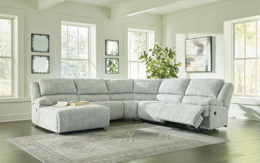 McClelland 5-Piece Reclining Sectional with Chaise