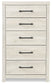 Cambeck Queen Panel Bed with 4 Storage Drawers with Mirrored Dresser, Chest and Nightstand