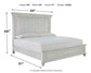Kanwyn Queen Panel Bed with Mirrored Dresser, Chest and Nightstand